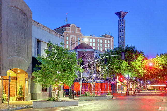 street in Modesto