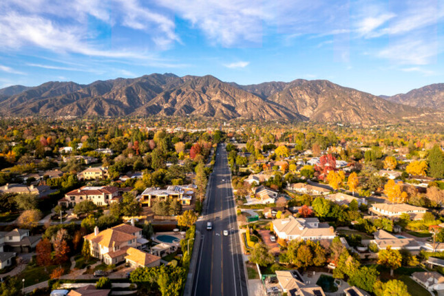 city street in Arcadia