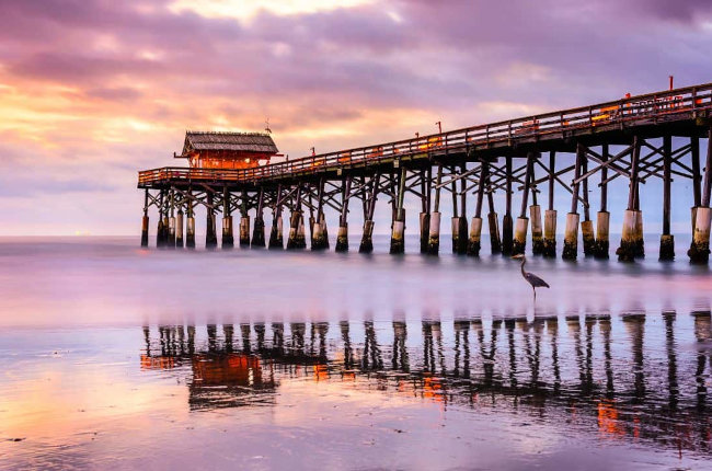 Historic Pier in Cocoa Beach, Florida