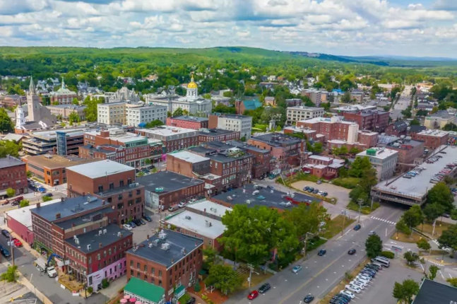 city street in Concord, North Carolina