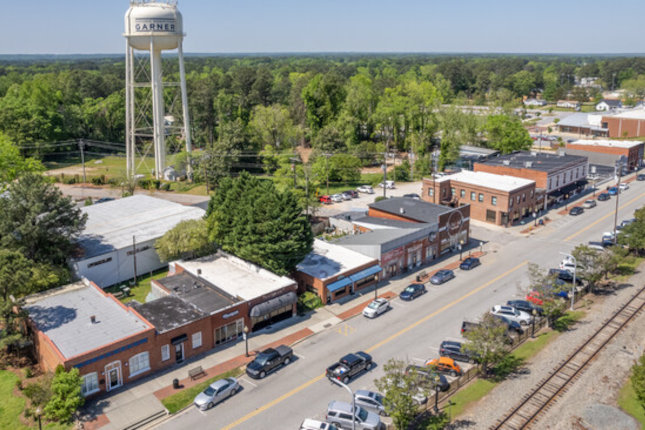 city street in Garner, North Carolina
