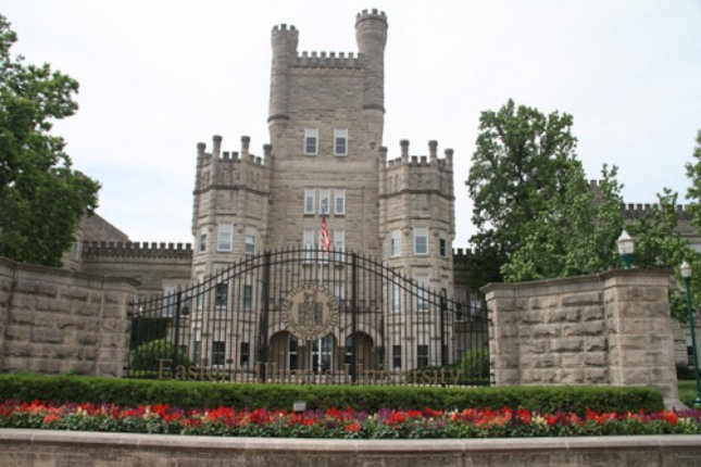 campus view in Charleston, Illinois
