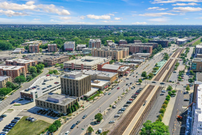 street view in Des Plaines, Illinois