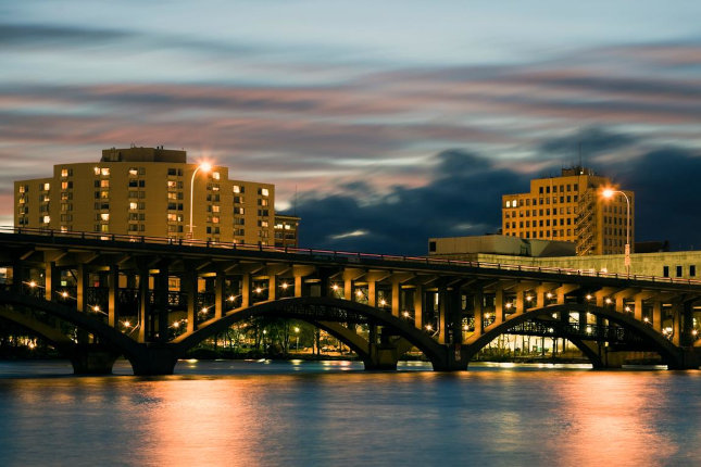 bridge in Rockford, Illinois