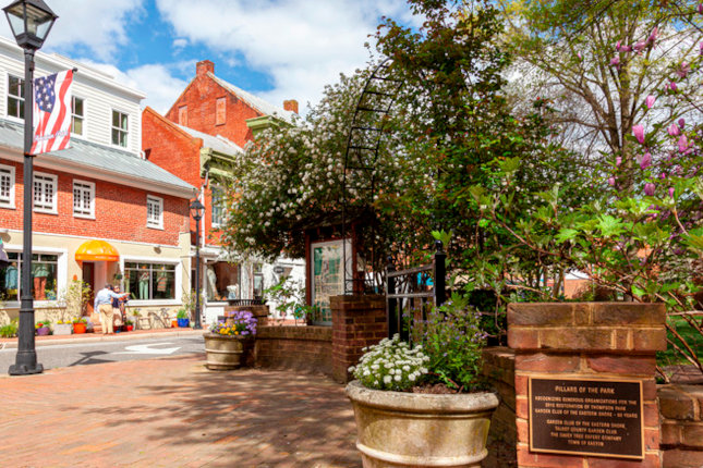 Main street in Easton, Maryland