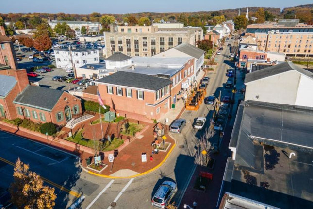 Main street in Laurel, Maryland