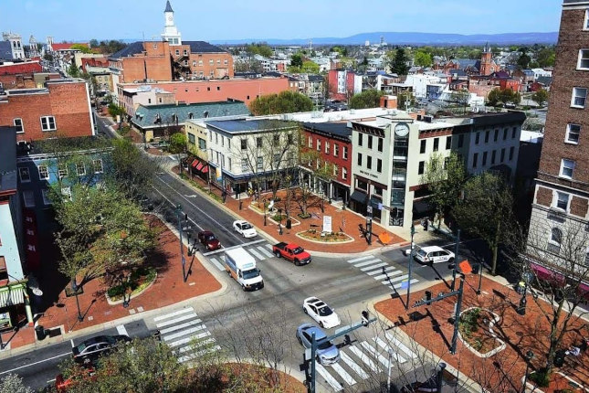 Main street in Hagerstown, Maryland