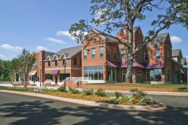 city street in Mint Hill, North Carolina