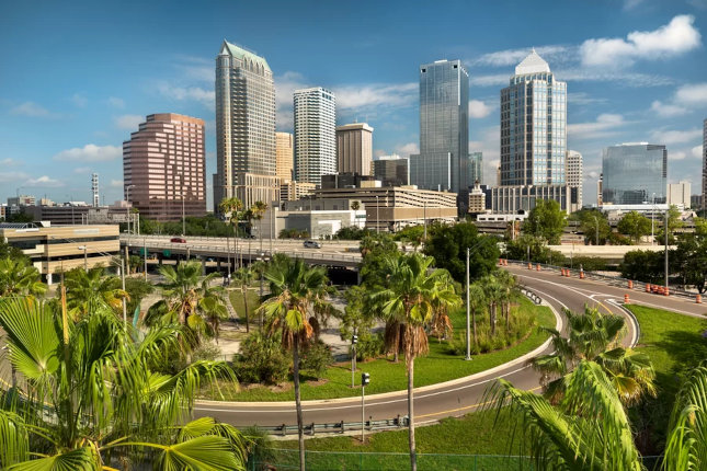 city view  in Tampa, Florida